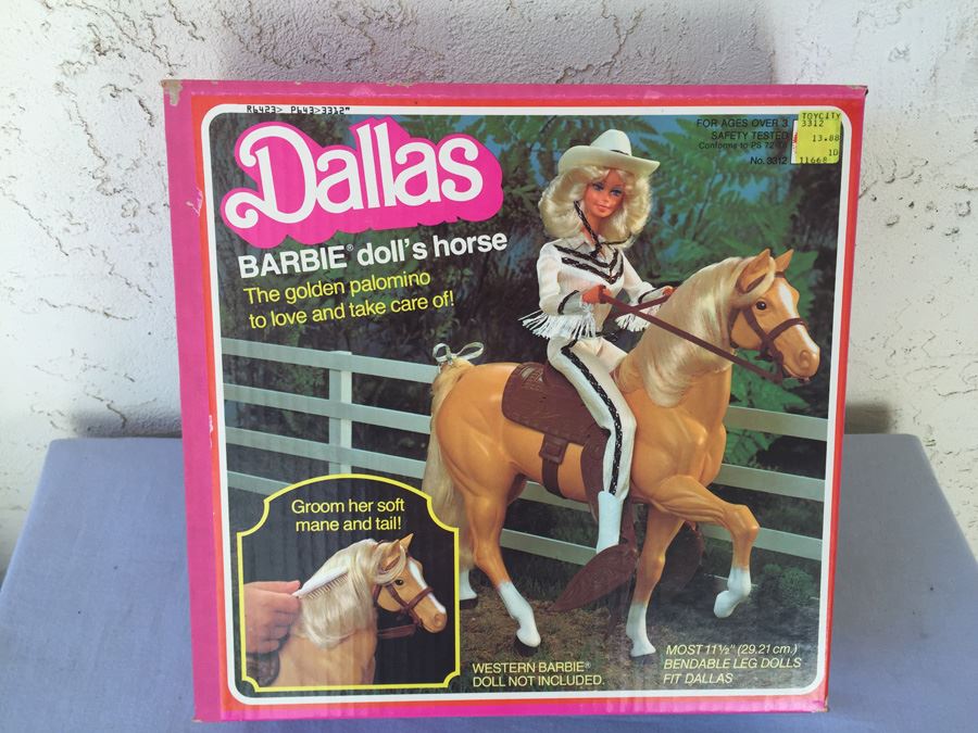 Dallas Barbie Doll's Horse Mattel New In Box 1980