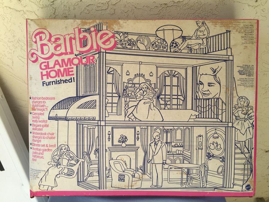Barbie Glamour House Furnished Mattel New In Box 1984 [Photo 3]