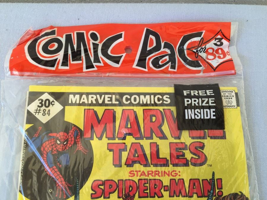 Sealed Marvel Comics 3 Comic Books Marvel Tales #84, The Incredible Hulk #216 + MYSTERY COMIC BOOK + FREE PRIZE [Photo 4]