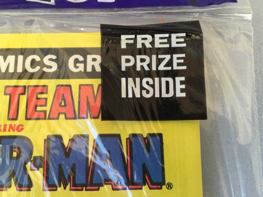 Sealed Marvel Comics 3 Comic Books Fantastic Four #186, Marvel Team Up #62 + MYSTERY COMIC BOOK + FREE PRIZE [Photo 8]