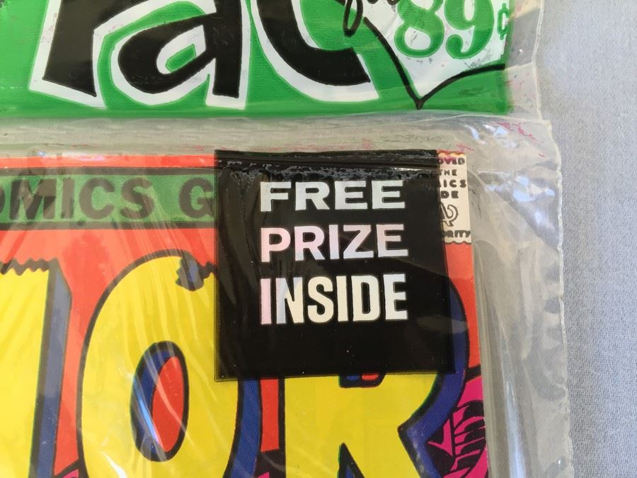 Sealed Marvel Comics 3 Comic Books The Mighty Thor #264, Captain America #214+ MYSTERY COMIC BOOK + FREE PRIZE [Photo 3]