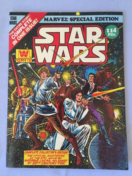 STAR WARS Marvel Special Edition Whitman #3 Comic Book Complete ...