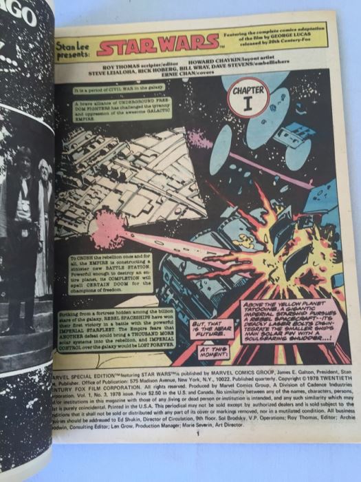 STAR WARS Marvel Special Edition Whitman #3 Comic Book Complete Collector's Edition 1978 [Photo 8]
