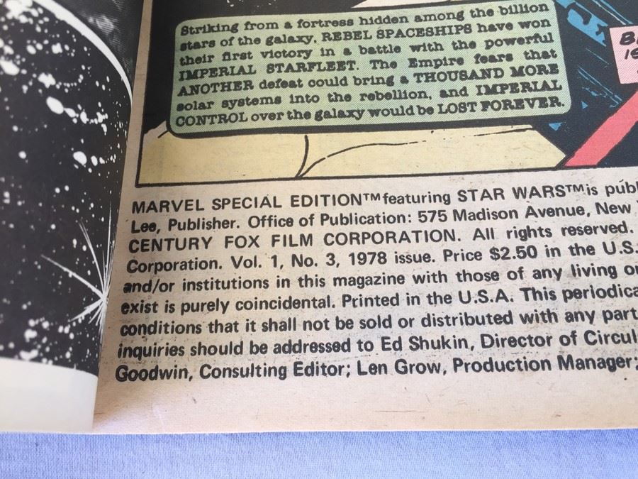 STAR WARS Marvel Special Edition Whitman #3 Comic Book Complete Collector's Edition 1978 [Photo 10]