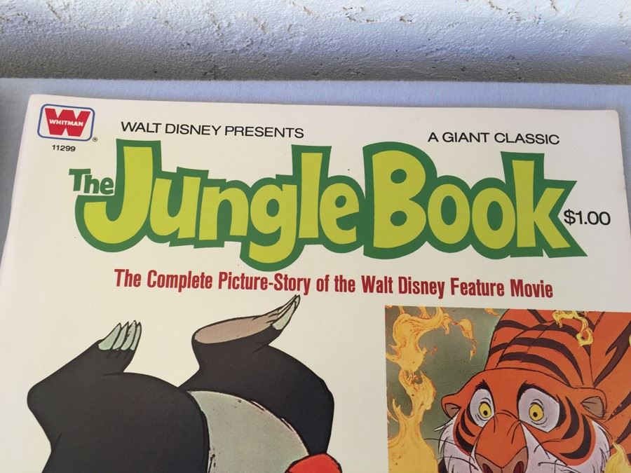 Walt Disney Presents The Jungle Book Whitman Giant Picture Story Book 1968 [Photo 5]