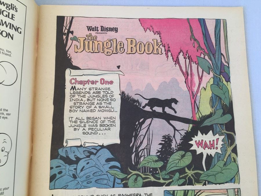 Walt Disney Presents The Jungle Book Whitman Giant Picture Story Book 1968 [Photo 3]
