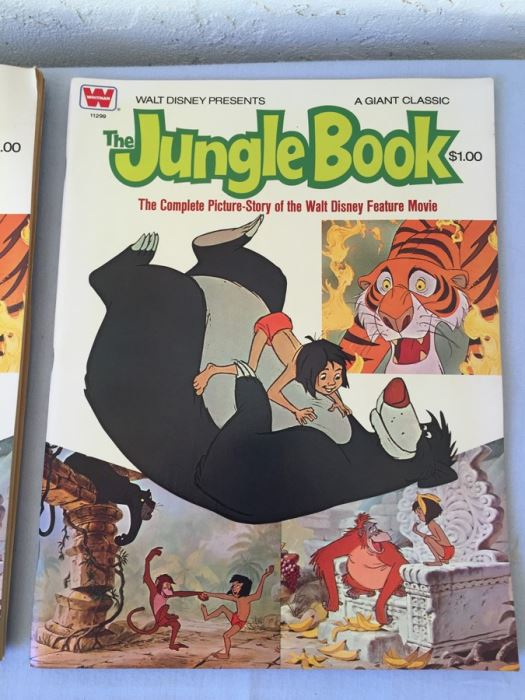 Walt Disney Presents The Jungle Book Whitman Giant Picture Story Book 1968 [Photo 4]