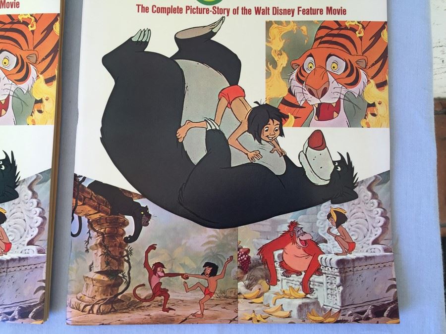 Walt Disney Presents The Jungle Book Whitman Giant Picture Story Book 1968 [Photo 6]