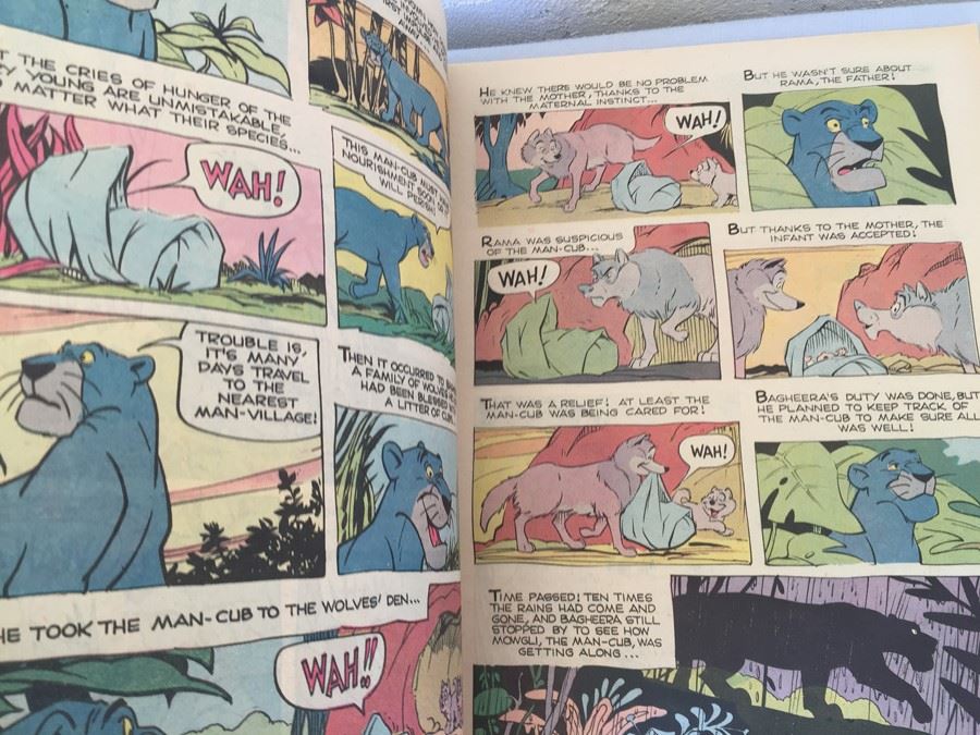 Walt Disney Presents The Jungle Book Whitman Giant Picture Story Book 1968 [Photo 9]