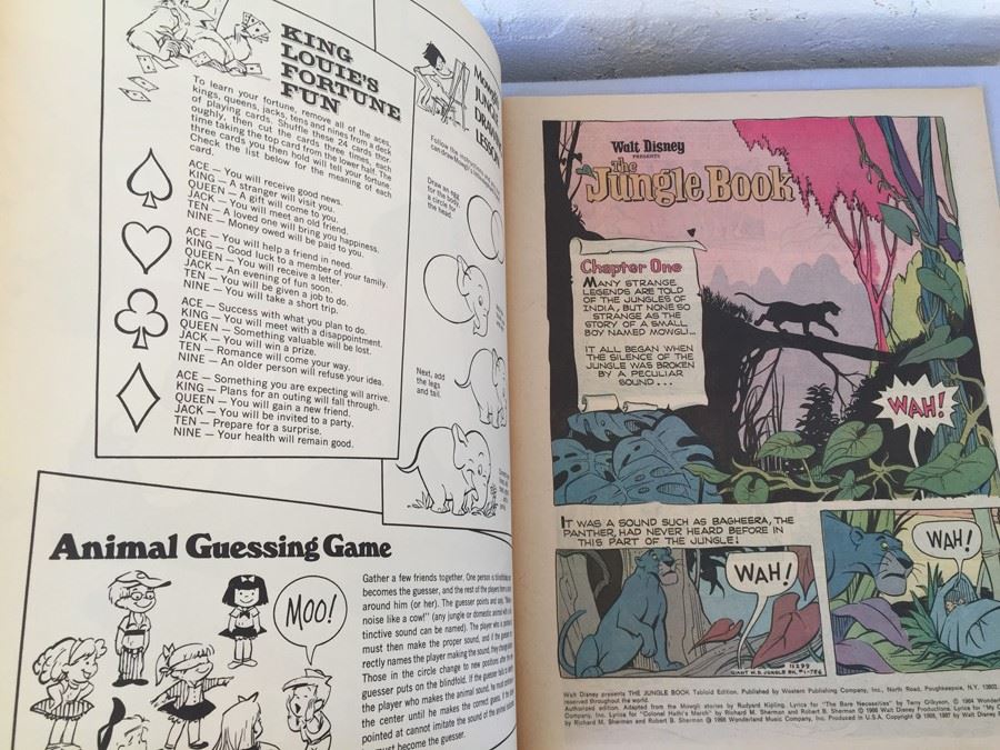 Walt Disney Presents The Jungle Book Whitman Giant Picture Story Book 1968 [Photo 2]