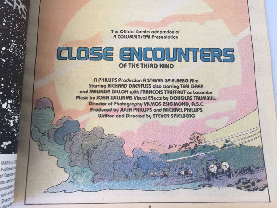Close Encounters Of The Third Kind Marvel Special Edition Comic Book Whitman #1 1978 [Photo 8]