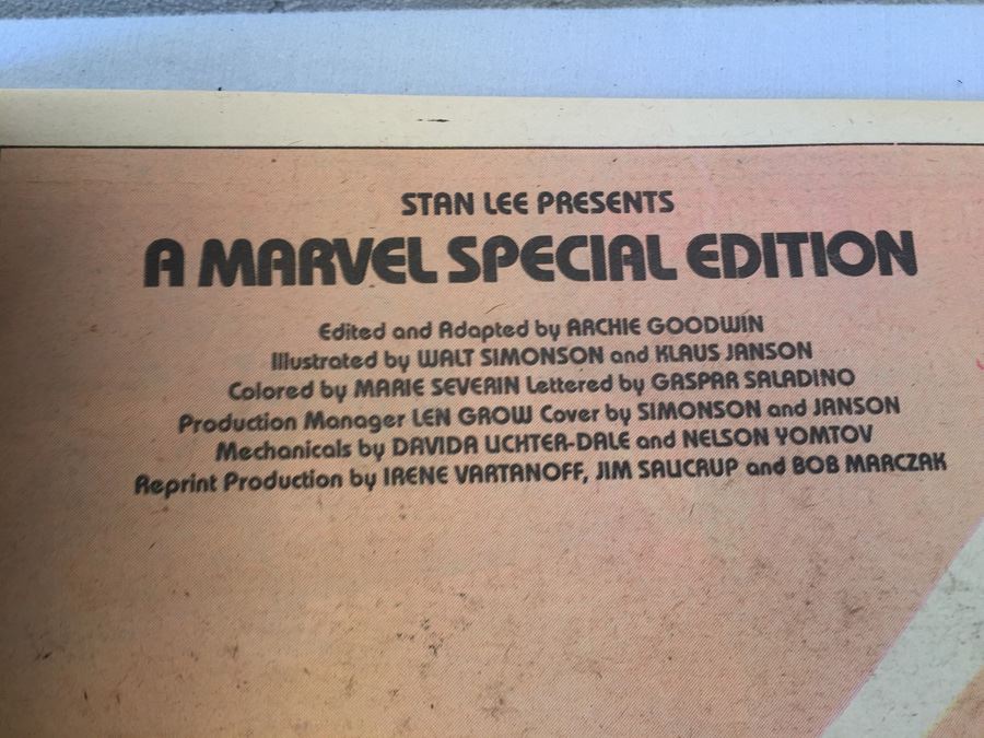 Close Encounters Of The Third Kind Marvel Special Edition Comic Book ...