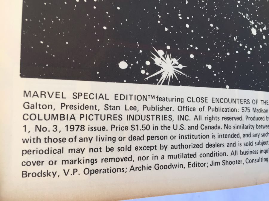 Close Encounters Of The Third Kind Marvel Special Edition Comic Book Whitman #1 1978 [Photo 9]
