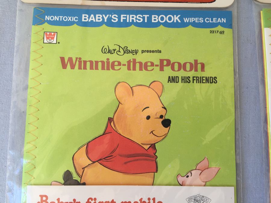 (2) Baby's First Book Plus Mobile New Sealed Walt Disney Winnie-The-Pooh And Richard Scarry's Play Day [Photo 5]