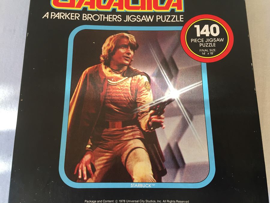 Battlestar Galatica Sealed New In Box Puzzle STARBUCK 1978 [Photo 6]