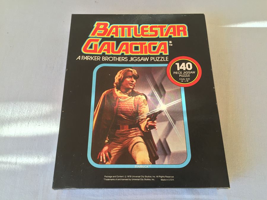 Battlestar Galatica Sealed New In Box Puzzle STARBUCK 1978