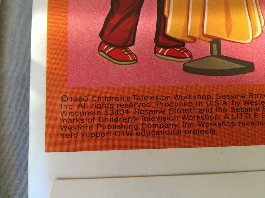 (4) Sesame Street Golden Book And Disguise Kit New In Packaging 1980 [Photo 8]