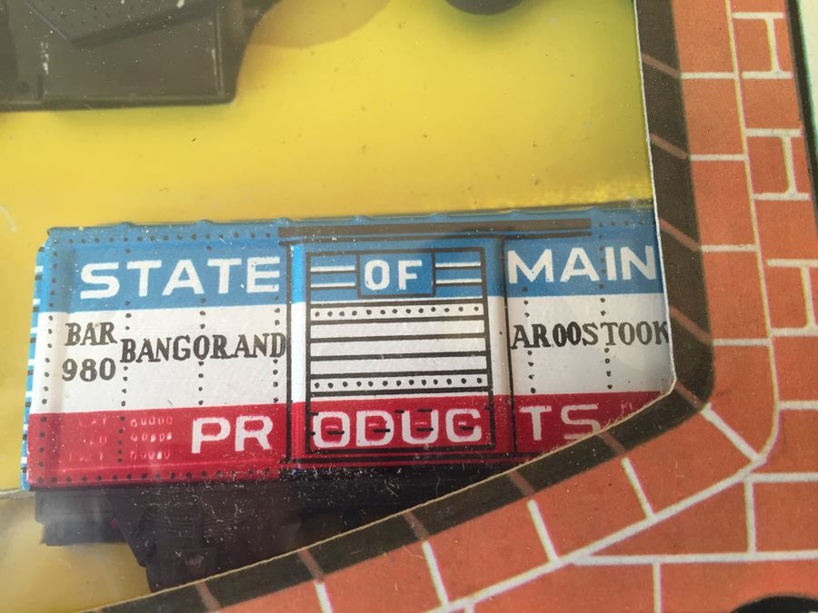 Battery Operated HAJI Japan Litho Freight Train Set With Bridge New In Box No. 3286 [Photo 4]