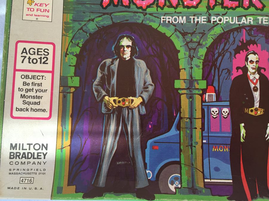 The Monster Squad Board Game MB From TV Show 1977 [Photo 5]