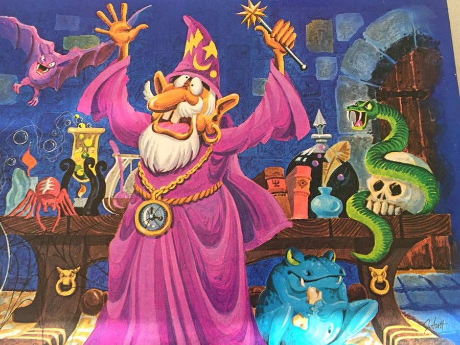 Wacky Wizard Board Game Whitman 1977 Western Publishing Company New