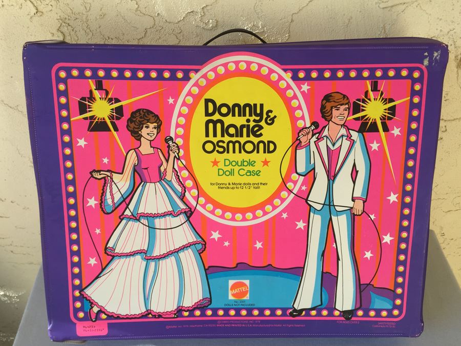 Donny & Marie Osmond Double Doll Case Mattel New 1978 [Photo 1]