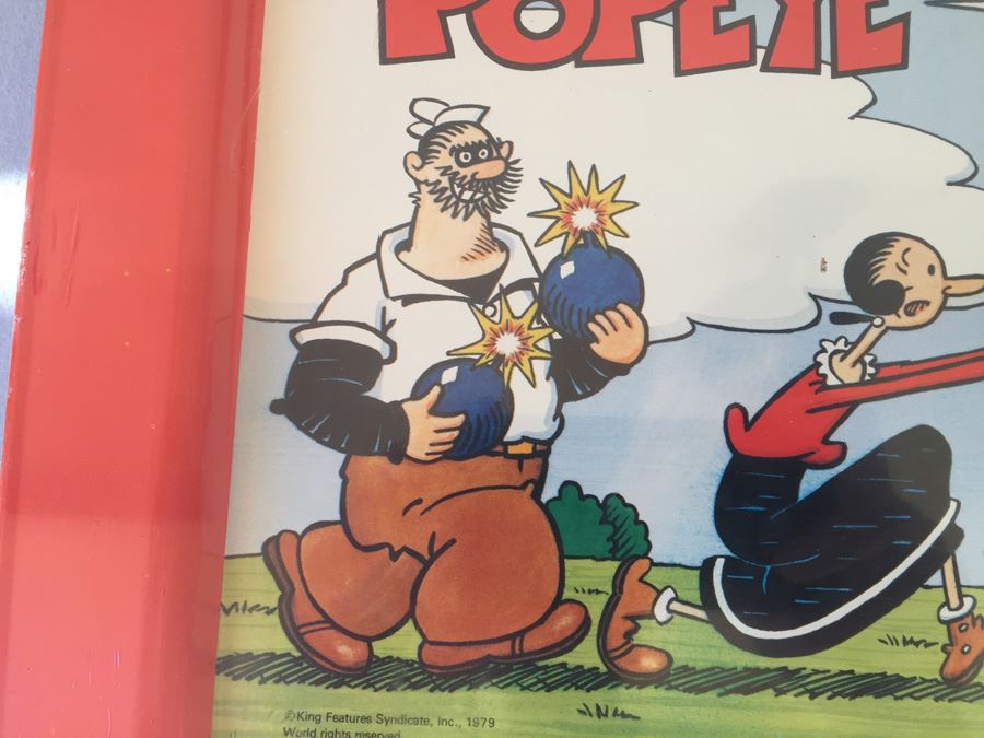 T.V. Lap And Bed Tray Folding Table Popeye New 1979 [Photo 6]