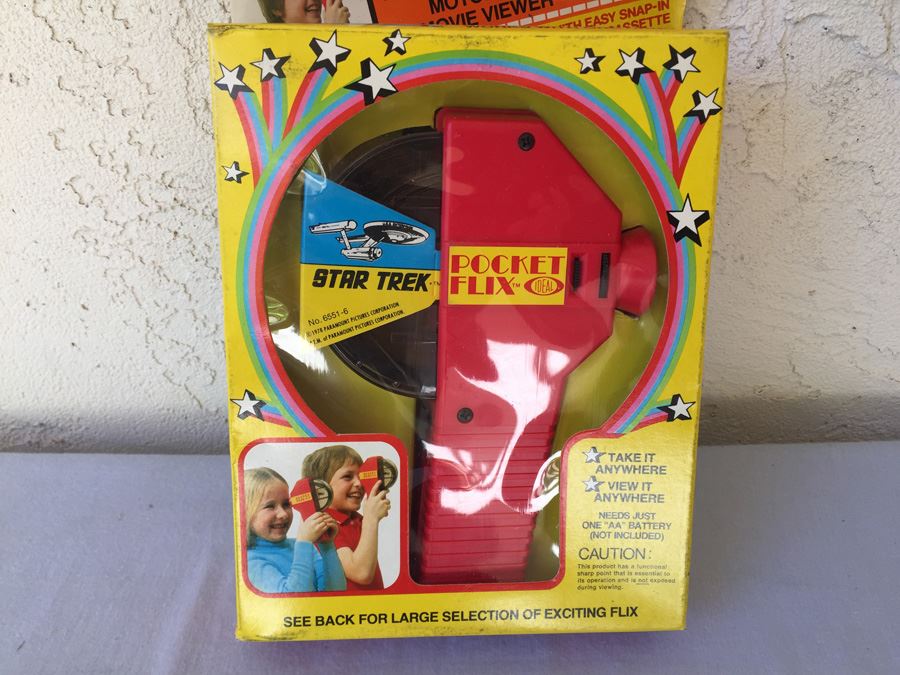 Pocket Flix Motorized Movie Viewer STAR TREK Ideal New In Box 1978 [Photo 5]