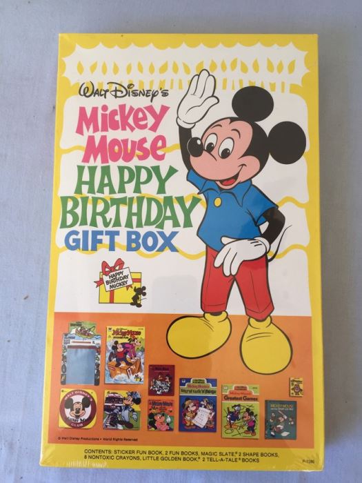Walt Disney's Mickey Mouse Happy Birthday Gift Box New Sealed [Photo 1]