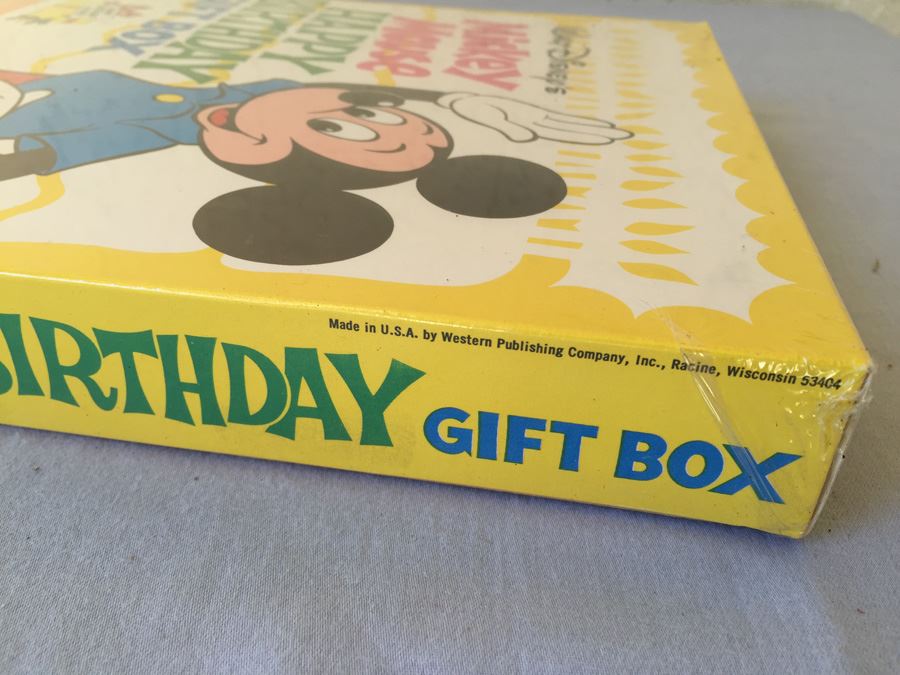 Walt Disney's Mickey Mouse Happy Birthday Gift Box New Sealed [Photo 6]