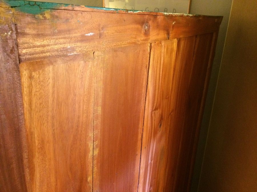 Green Teak Armoire with Drawer [Photo 8]