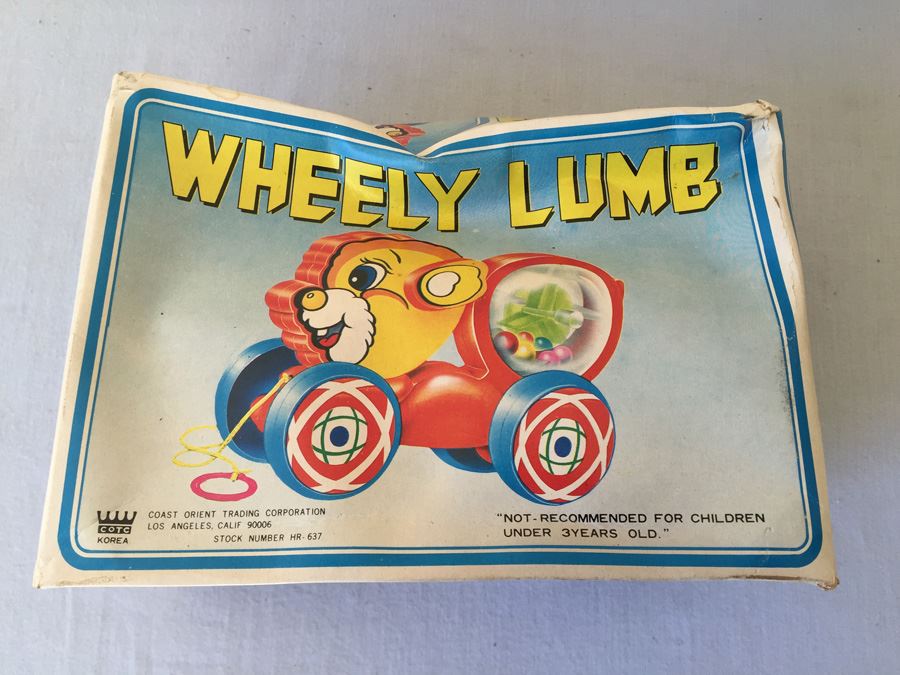 Wheely Lumb Pull Toy Coast Orient Trading Corporation New In Box  [Photo 1]