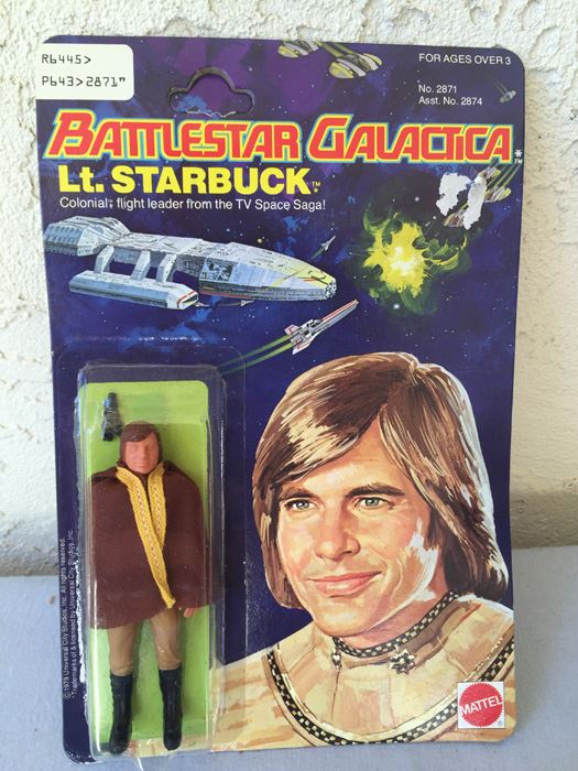 Battlestar Galatica Lt. Starbuck Mattel New On Card Vintage 1978 [Photo 1]