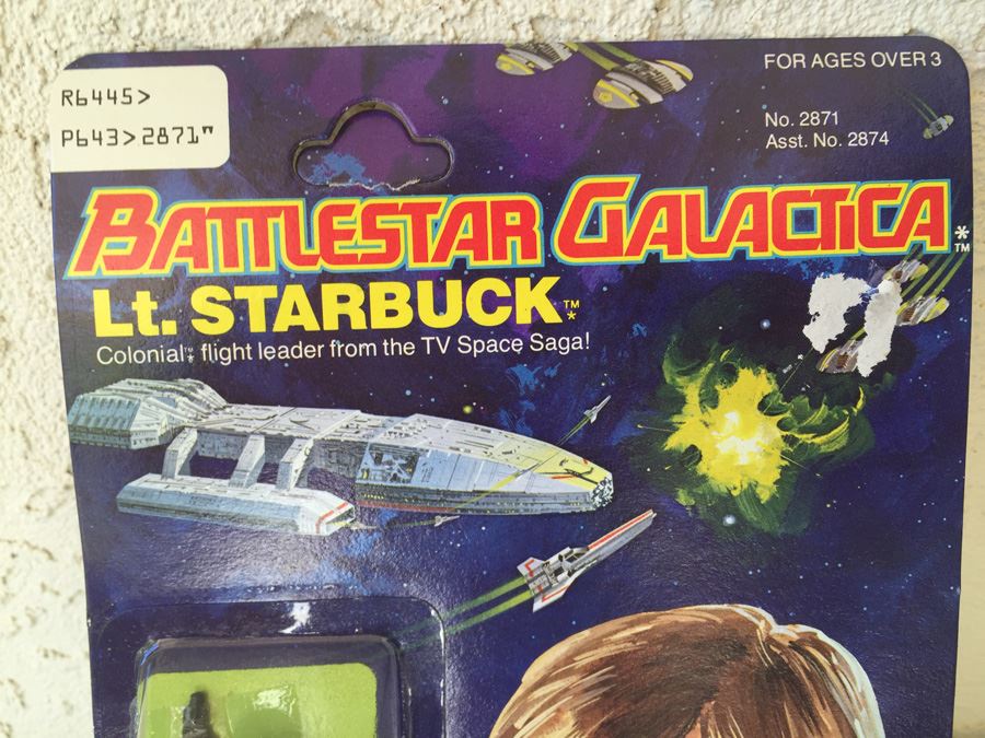 Battlestar Galatica Lt. Starbuck Mattel New On Card Vintage 1978 [Photo 4]