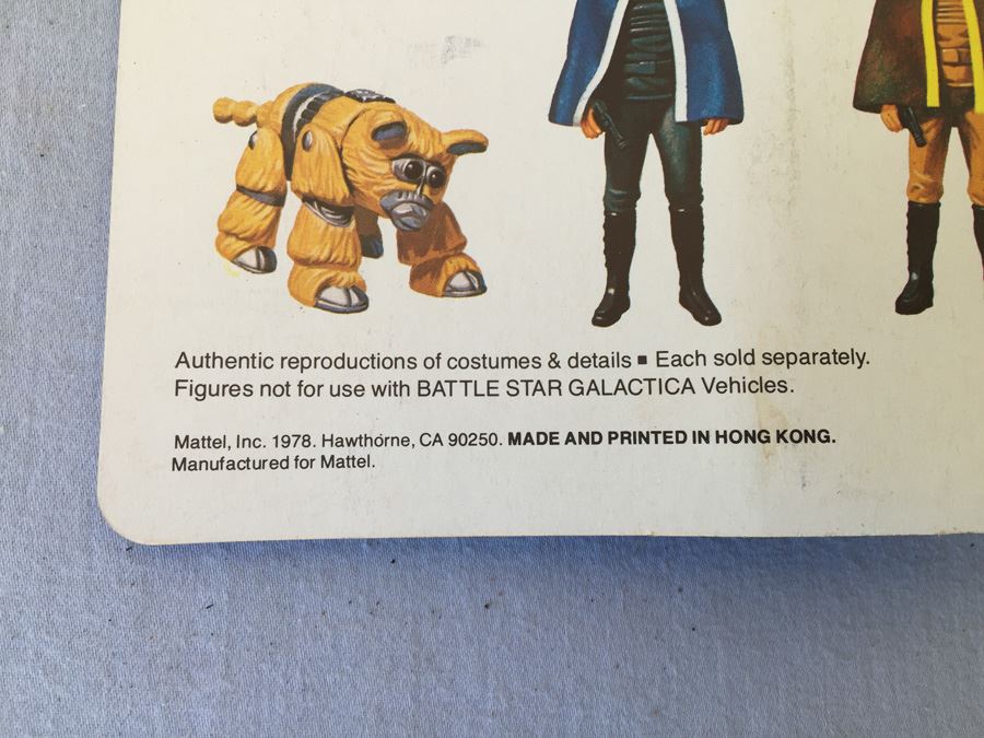 Battlestar Galatica Commander Adama Mattel New On Card Vintage 1978 [Photo 5]