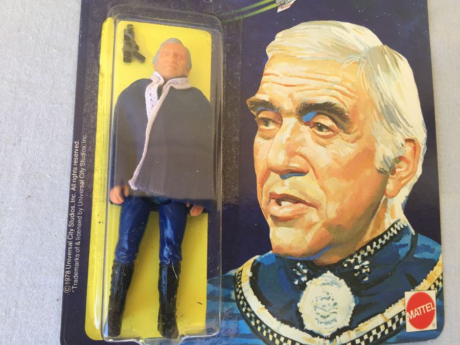 Battlestar Galatica Commander Adama Mattel New On Card Vintage 1978 [Photo 2]