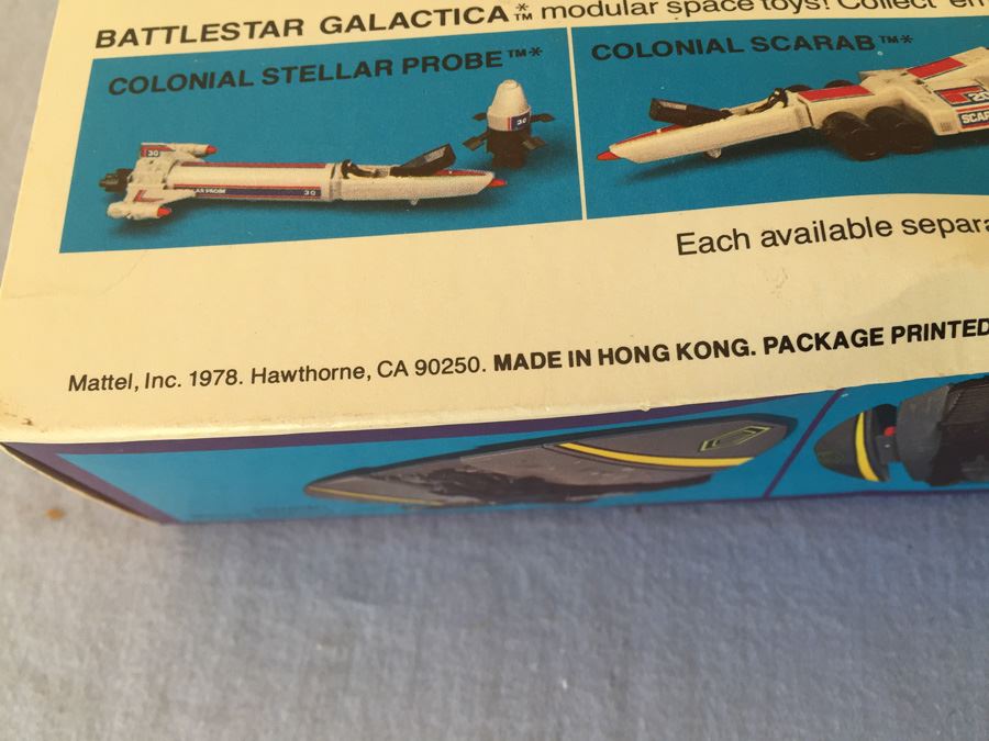 Battlestar Galatica Cylon Raider Mattel New In Box Vintage 1978 [Photo 6]