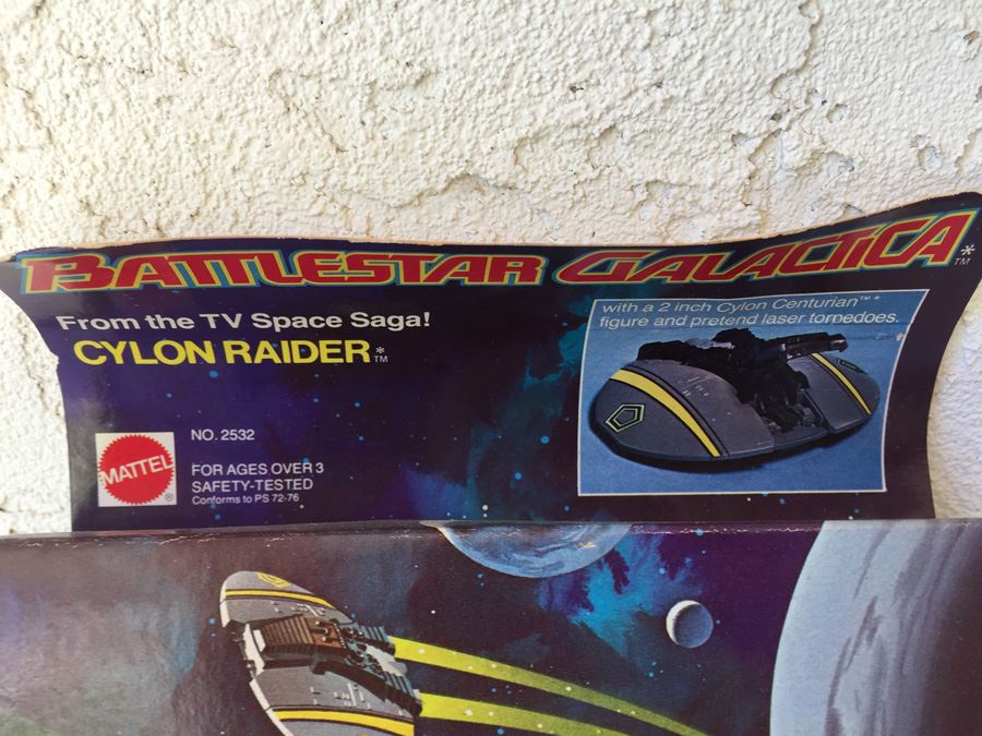 Battlestar Galatica Cylon Raider Mattel New In Box Vintage 1978 [Photo 5]