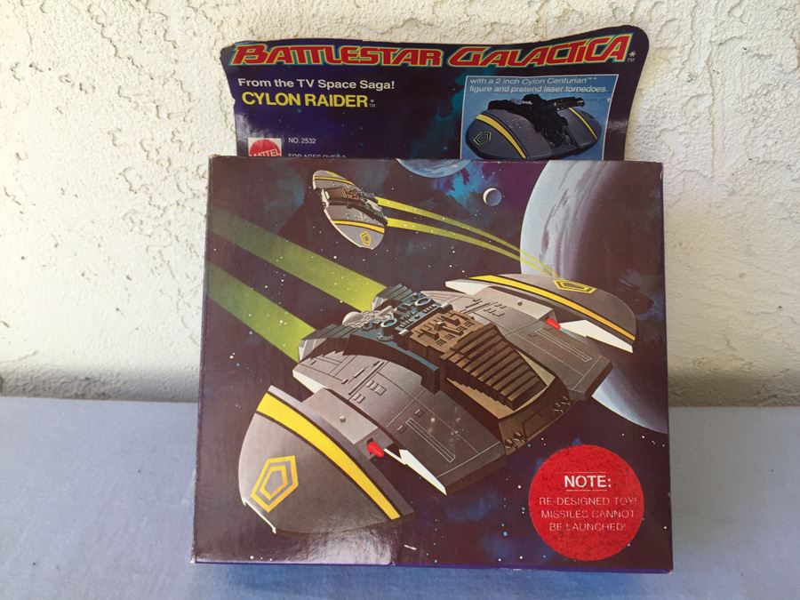 Battlestar Galatica Cylon Raider Mattel New In Box Vintage 1978 [Photo 1]