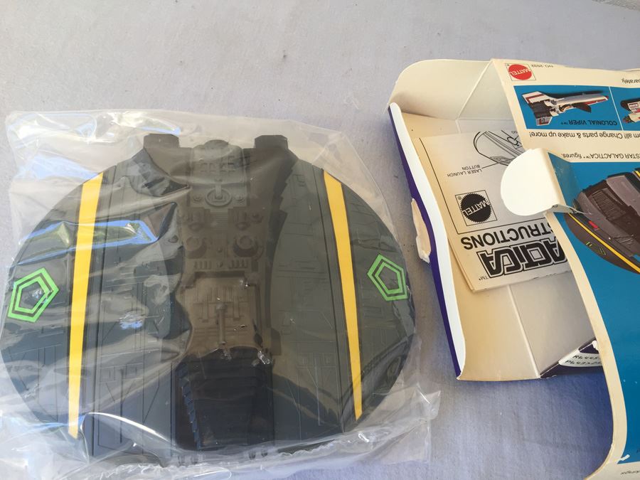 Battlestar Galatica Cylon Raider Mattel New In Box Vintage 1978 [Photo 8]