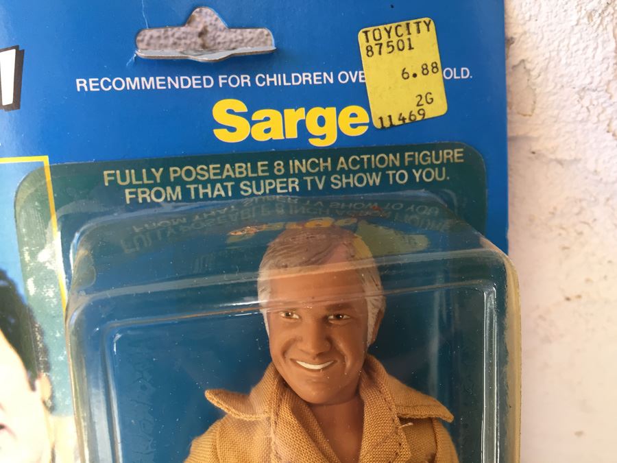 CHiPs 8 Inch Action Figure Sarge Mego 1978 From TV Show [Photo 2]