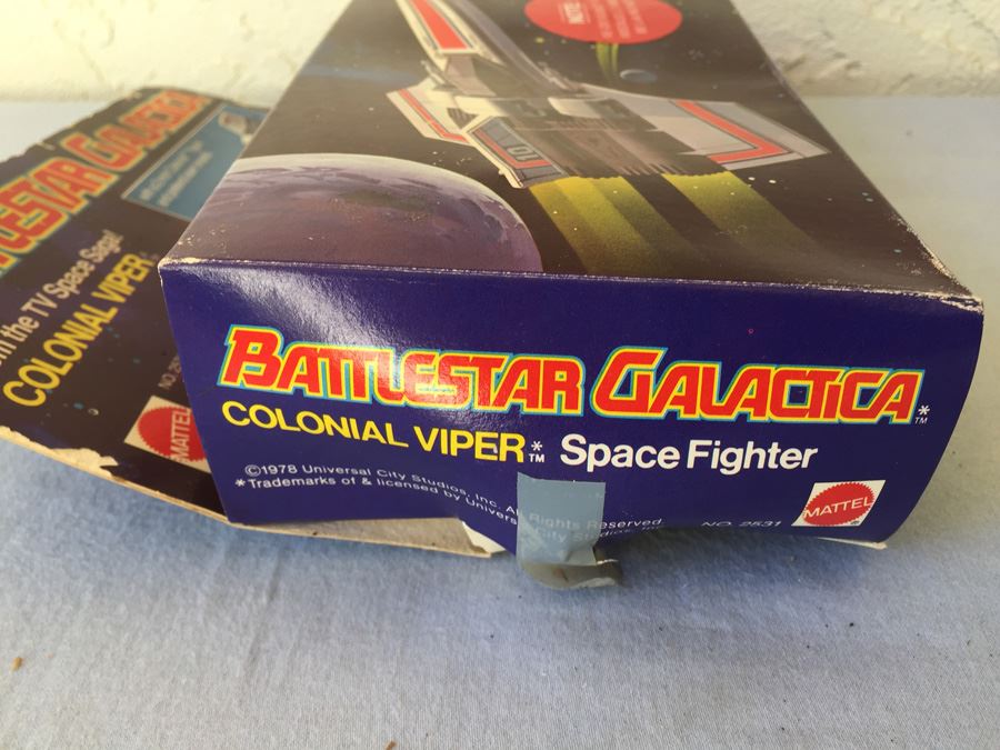 Battlestar Galatica Colonial Viper Mattel New In Box Vintage 1978