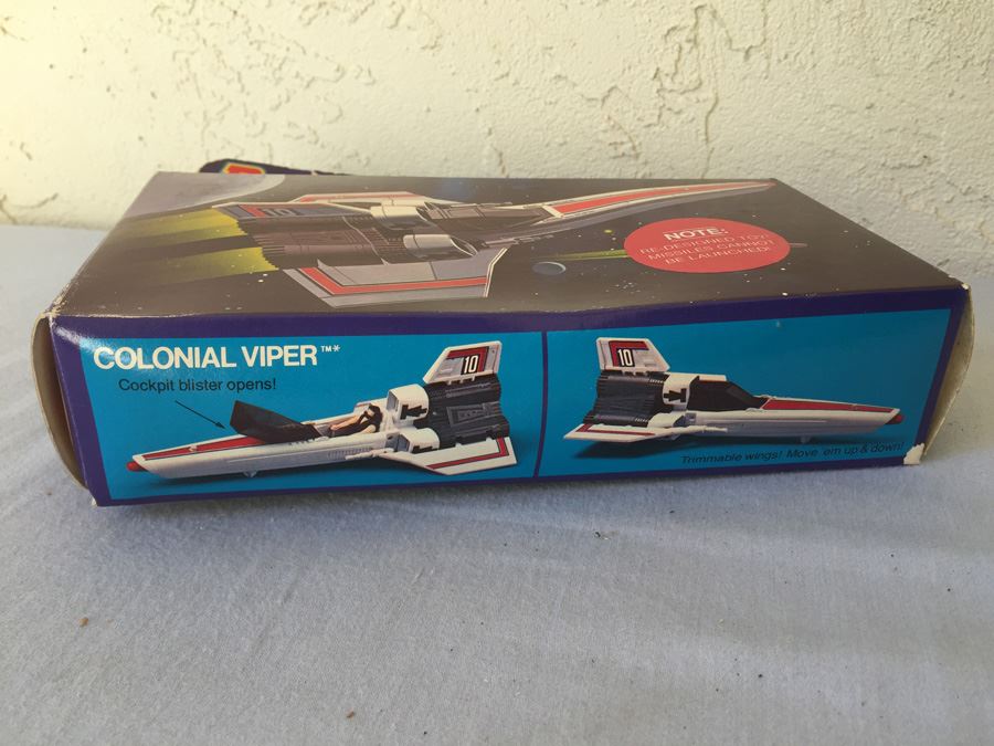 Battlestar Galatica Colonial Viper Mattel New In Box Vintage 1978 [Photo 7]