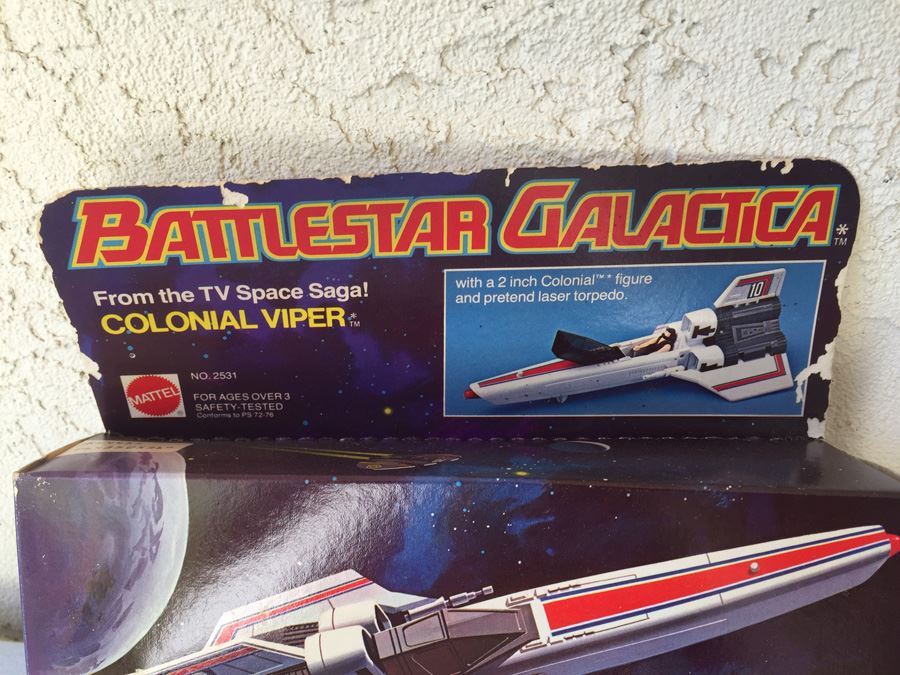 Battlestar Galatica Colonial Viper Mattel New In Box Vintage 1978 [Photo 5]
