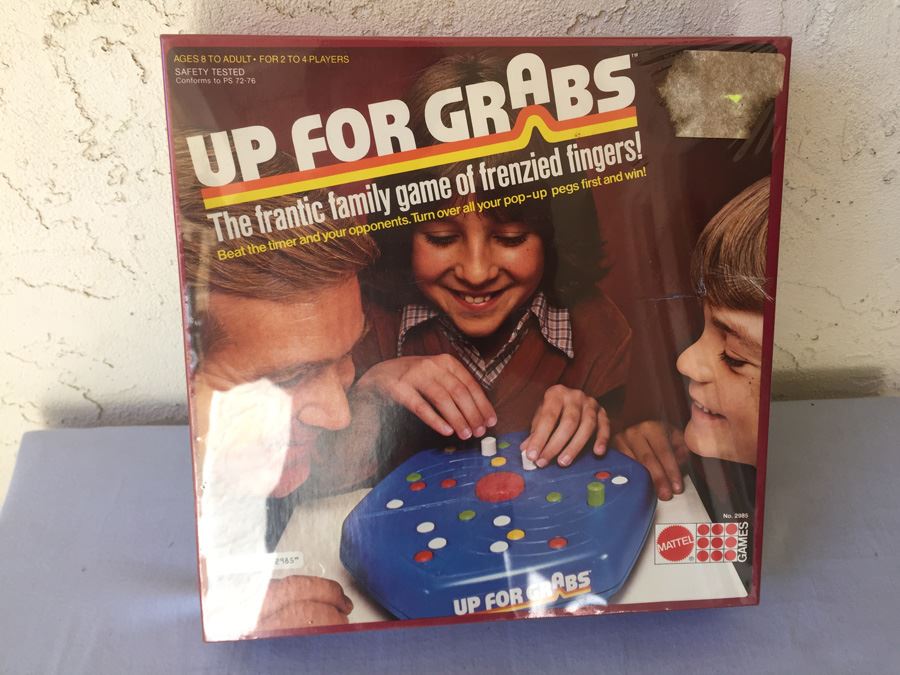 Up For Grabs Game Mattel 1978 Sealed New In Box [Photo 1]