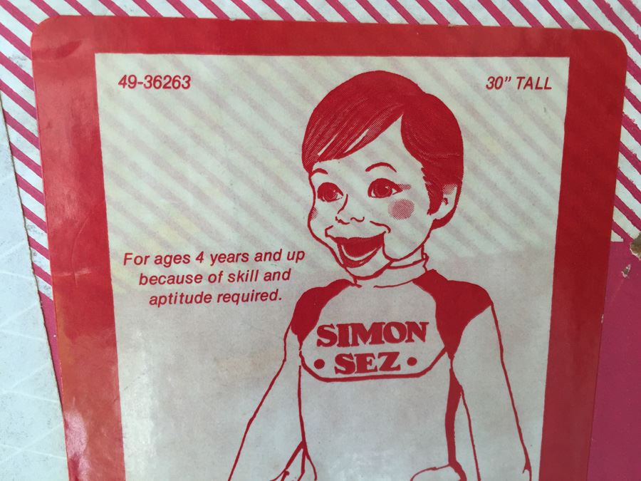 Simon Sez Authentic Professional Ventriloquist Doll New In Box Horsman 1972 With Instruction Booklet [Photo 5]