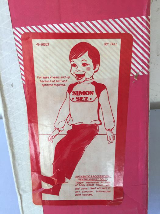 Simon Sez Authentic Professional Ventriloquist Doll New In Box Horsman 1972 With Instruction Booklet [Photo 4]