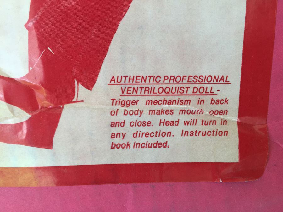 Simon Sez Authentic Professional Ventriloquist Doll New In Box Horsman 1972 With Instruction Booklet [Photo 6]