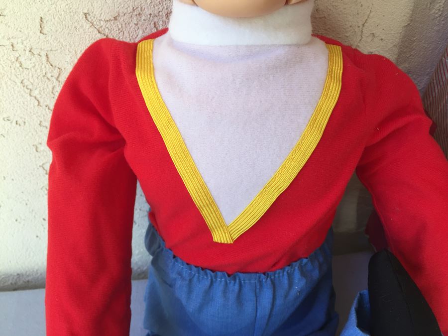 Simon Sez Authentic Professional Ventriloquist Doll New In Box Horsman 1972 With Instruction Booklet [Photo 14]