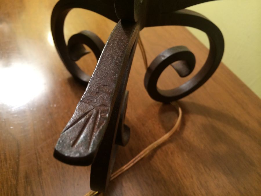 Wrought Iron Lamp [Photo 4]