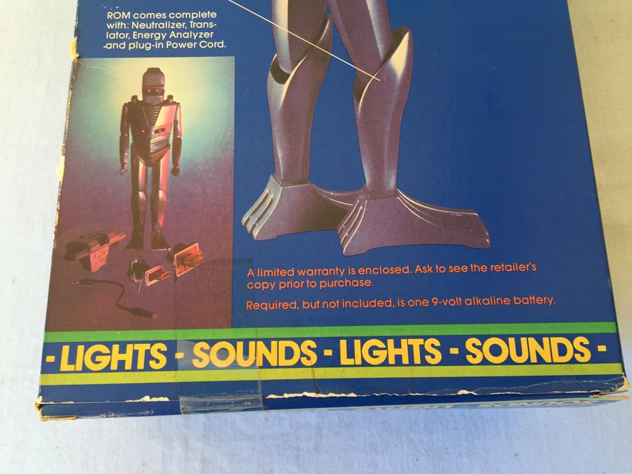 ROM The Space Knight Action Figure Advanced Electronic Toy Robot Parker Brothers New In Box 1979 [Photo 12]
